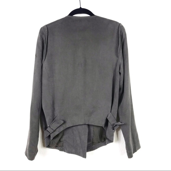 ASTR The Label Faux Suede Asymmetrical Moto Jacket - Picture 4 of 7